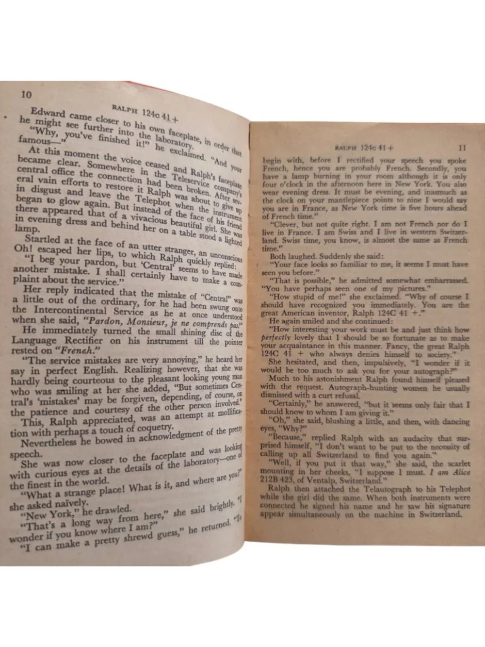 Hugo Gernsbacks Ralph 124C 41+ PB 1958 Crest Reprint Foreword Fletcher Pratt Vtg
